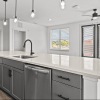 kitchen with an island and stainless steel appliances